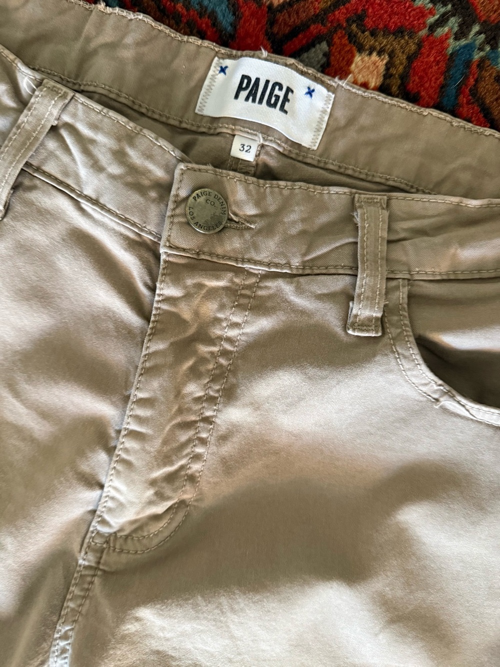 PAIGE Men’s Taupe Chinos